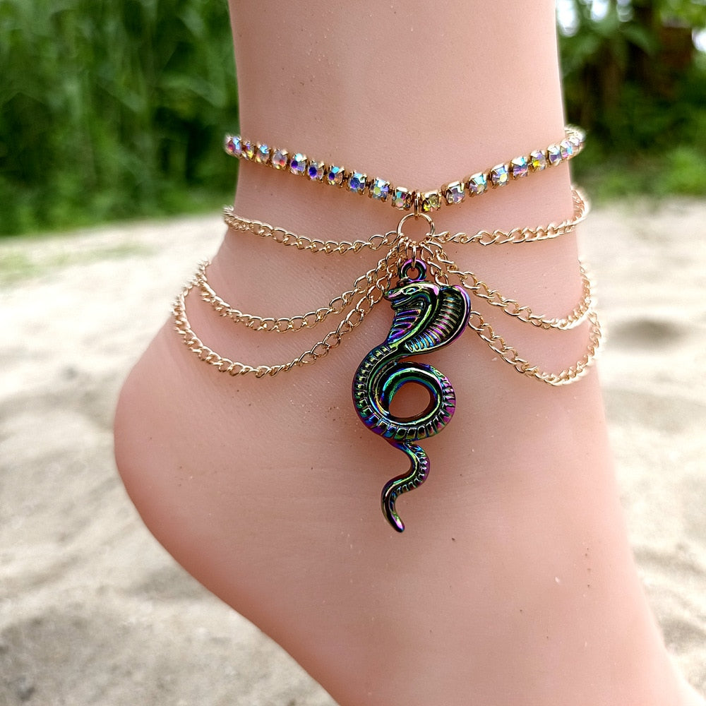Dengmore Anklets 3pcs Silver Wave Anklets Bracelets For Women Rope Beach  Anklet Jewelry - Walmart.com